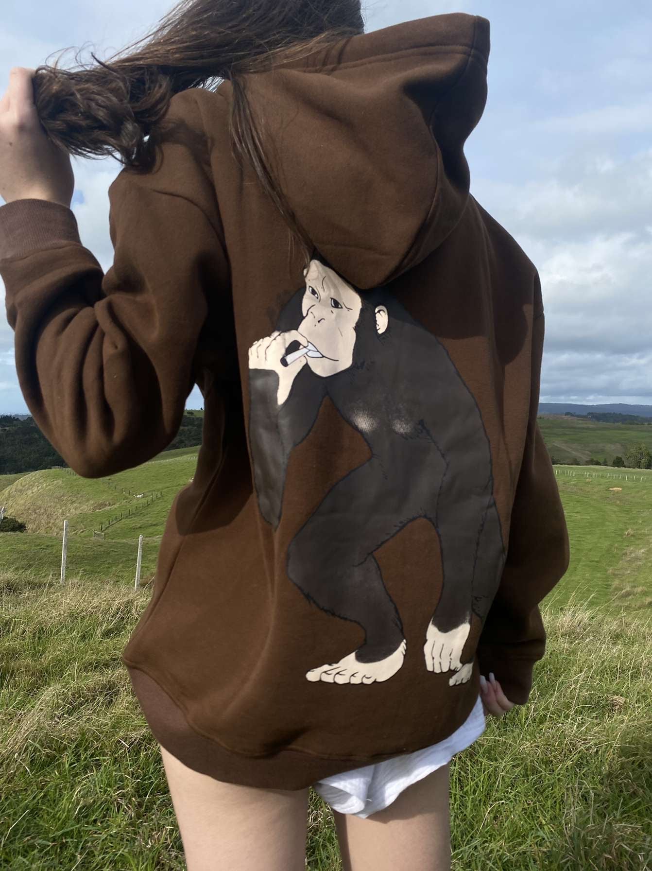 Brown Hoddie